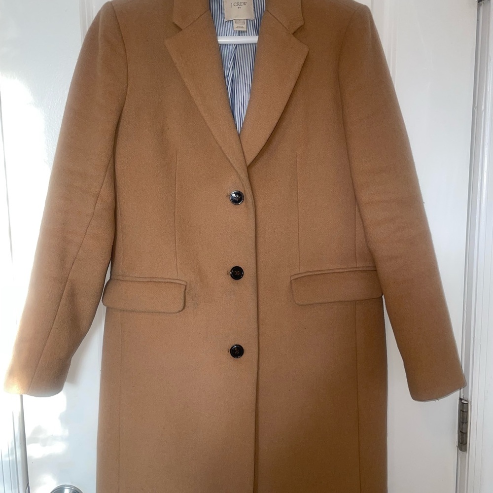 J. Crew Women's Camel Trench Coat